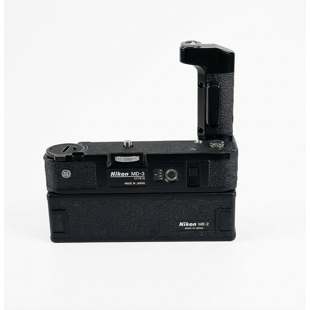 Nikon MD-3 Motor Drive w/ MB-2 Battery Pack For F2 From JAPAN Near MINT